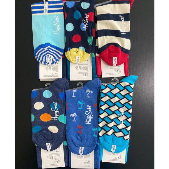 Happy Socks - 6 pairs - NEW - Size: 9-11 LAST ONE! - Picture 8 of 11